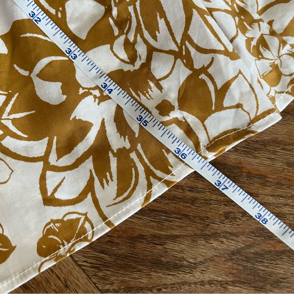 Eliza J White and Brown Floral Mini Dress size 14 - Picture 6 of 7